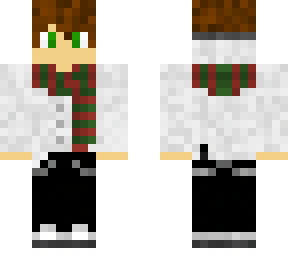 winter boy with scarf