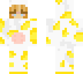yellow cow onesie girl