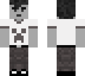 black and white