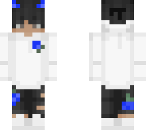 blue rose man
