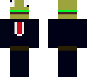 buger guy in a tux