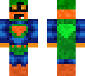 carrot man (inspiren from mumbojumbo s8 hermit craft