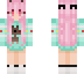 christmas skin, reindeer shirt