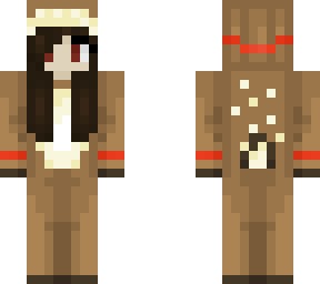 deer onesie girl (red life)