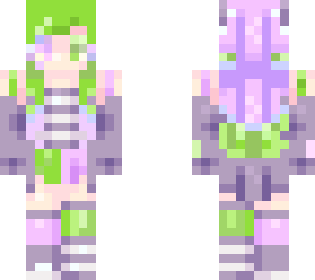 lime and pink!