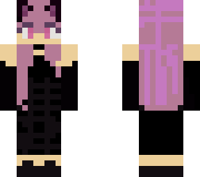 luna! (my person bedrock skin)