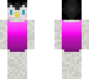 penguin in swimsuit