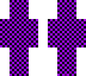 purple and black checkered squares