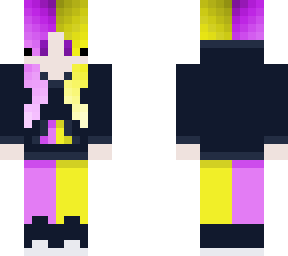 purple/yellow girl