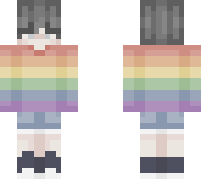 rainbow person