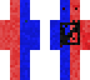 red and blue man