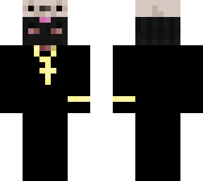 robber in dog hat