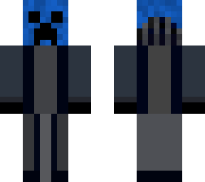 blue creeper with hoodie