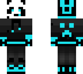 blue gamer panda (originally by hari1234)