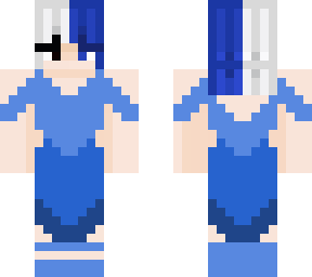 blue&white dress