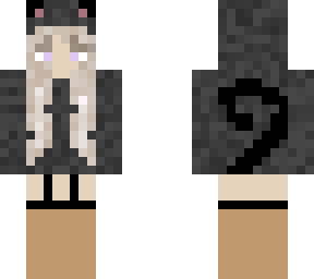 catgirl in a hoodie