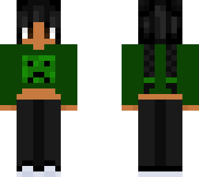 creeper sweatshirt w/ braids
