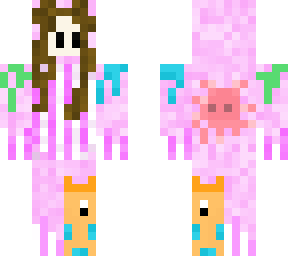 girl in a fish costume