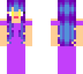 purple dress girl