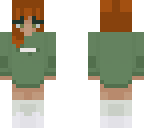 simple green outfit