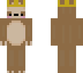 sloth with crown