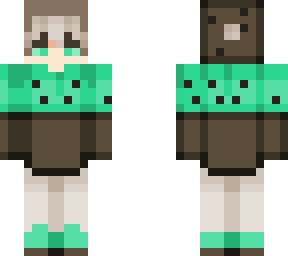 thanks for 16 followers. btw this skin is  named cover me in mint chocolate chip