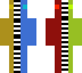 yello blue red green