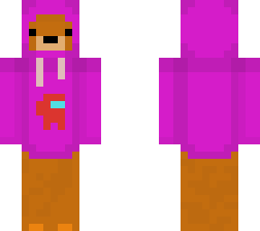 bear in hoodie (purple)