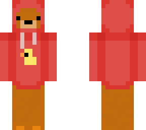 bear in hoodie