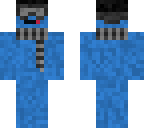 blue fuzzy monster bike