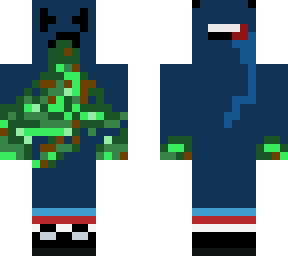 blue guy throwing up