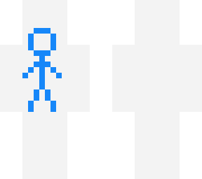 blue stickman