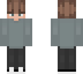 brown haired boy w/ a sweater :]