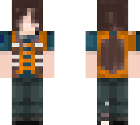 darker hair construction girl!