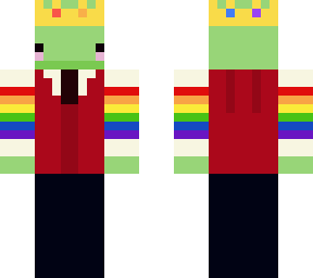 frog with pride bands