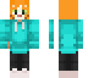 ginger with hoodie