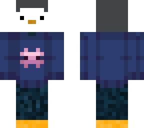 penguin axolotl (not mine -- adapted from axoloter)