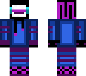 purpel sad duck