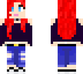 red girl character creator