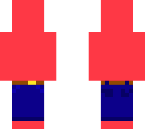 red has pants!