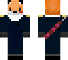 remodel of Flying fire fox | Minecraft Skin