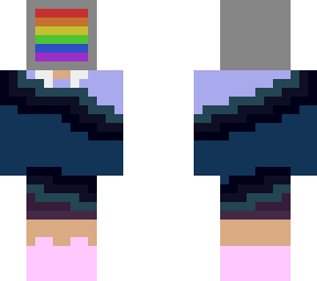 tv head with cool sweater