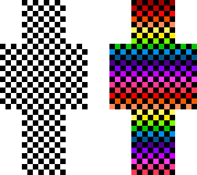 two colored flags