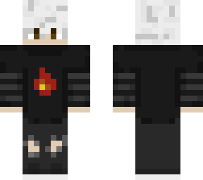 white haired boy