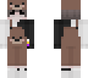 bear outfit with a non binary bit on it :)