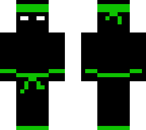black & green ninja