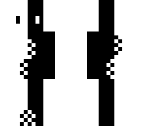 black and white skin