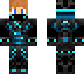 cybernetic blue gamer boy (high detail effects)