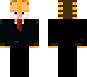 garfield con traje pero 3d