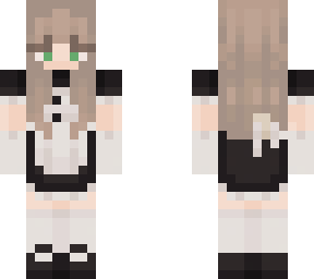 girl skin maid outfit